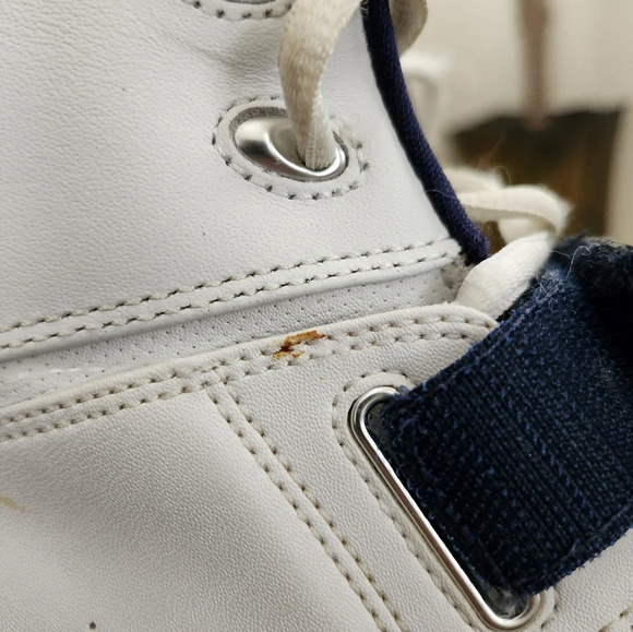 Jordan Team Reign White/Navy Sz 12 - Picture 11 of 16